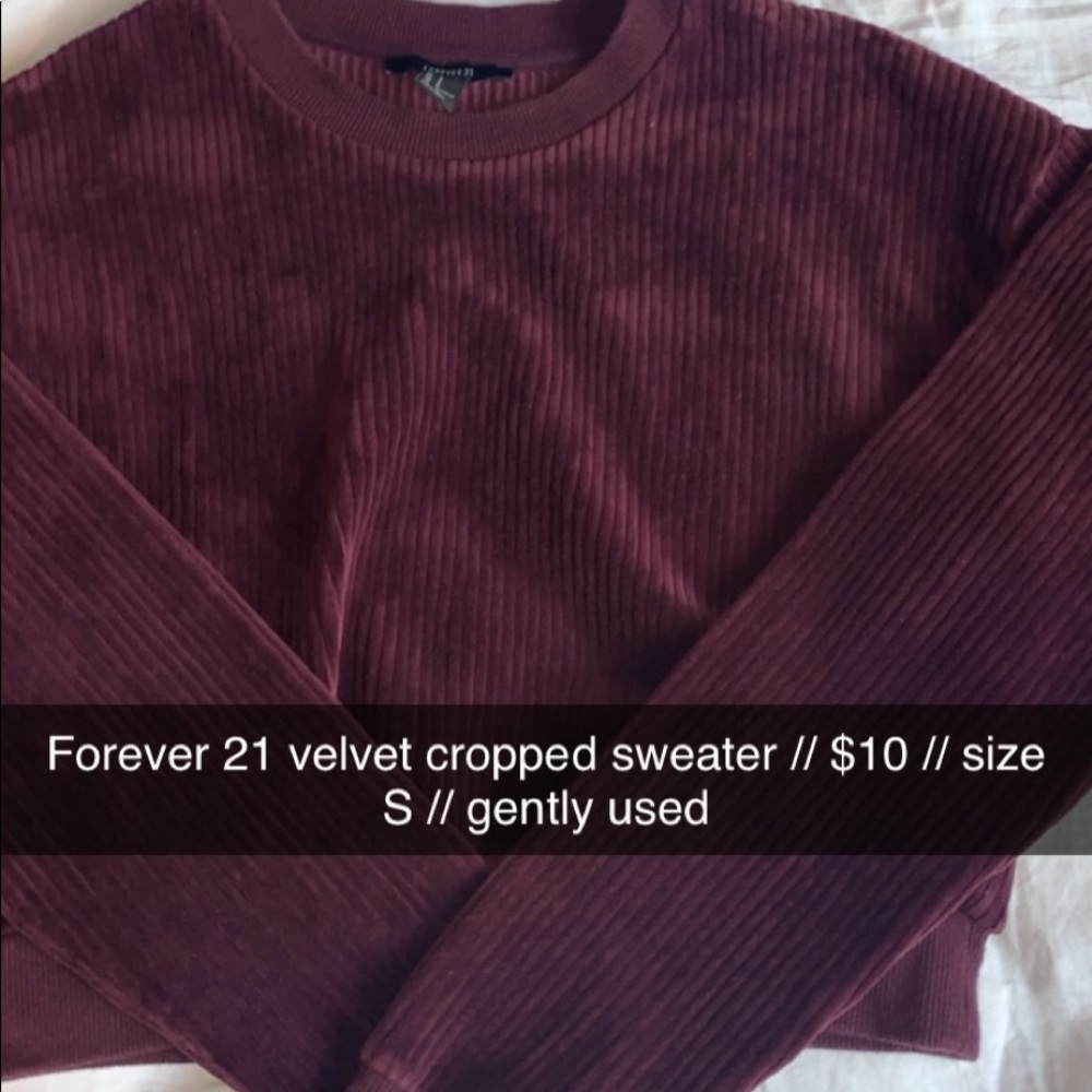 cropped sweater